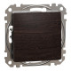 Выключатель Schneider Sedna Design & Elements кнопочный 10A PRO венге SDD181111U