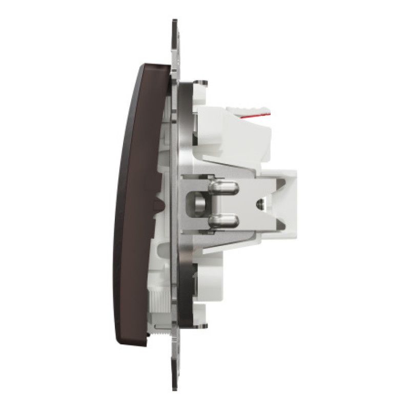 Выключатель Schneider Sedna Design & Elements кнопочный 10A PRO венге SDD181111U