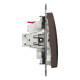 Выключатель Schneider Sedna Design & Elements кнопочный 10A PRO венге SDD181111U