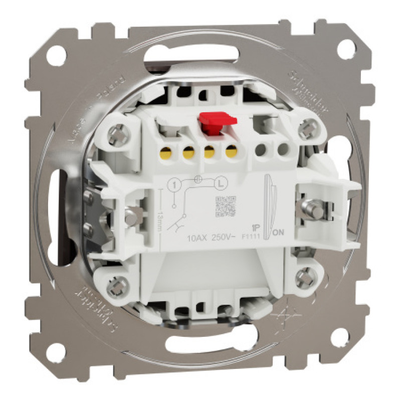 Выключатель Schneider Sedna Design & Elements кнопочный 10A PRO венге SDD181111U