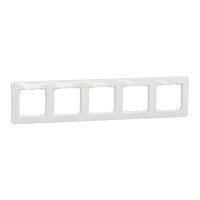 Рамка 5-пост білий sedna design Schneider SDD311805
