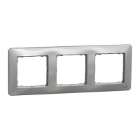 Рамка 3-пост алюм sedna design Schneider SDD313803