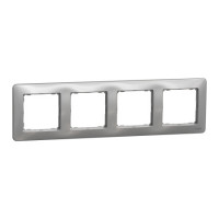 Рамка 4-пост алюм sedna design Schneider SDD313804