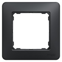 Рамка 1-пост антр чорний sedna design Schneider SDD314801