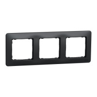 Рамка 3-пост чорний sedna design Schneider SDD314803