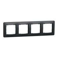 Рамка 4-пост чорний sedna design Schneider SDD314804