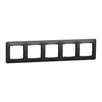 Рамка 5-пост чорний sedna design Schneider SDD314805