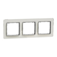 Рамк 3-пост шт біле скло sedna elements Schneider SDD360803