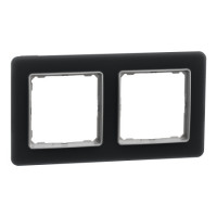 Рамка 2-пост шт мат скло sedna elements Schneider SDD362802
