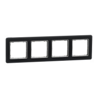 Рамка 4-пост шт мат скло sedna elements Schneider SDD362804