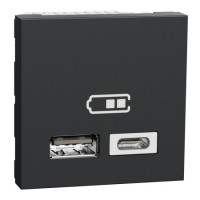Подвійна usb розетка a+c антр Schneider NU301854
