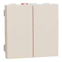 Вимик. 2-кл. сх.5 10а, 2 мод беж Schneider NU321144