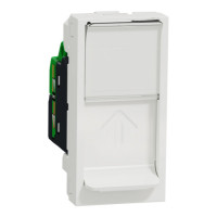 Роз комп rj45, один кат.6 stp, 1м біл Schneider NU341618