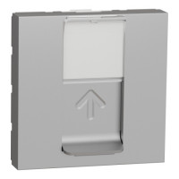 Роз комп rj45, один кат.6 stp, 2м алюм Schneider NU341730