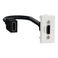 Розетка hdmi, 1 модуль біл Schneider NU343018