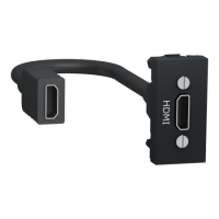 Розетка hdmi, 1 модуль антр Schneider NU343054