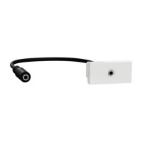 Розетка minijack 1 модуль біл Schneider NU343318