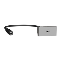 Розетка minijack 1 модуль алюм Schneider NU343330