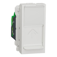 Rj45 1 модуль cat6a ftp білий Schneider NU344818