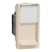 Rj45 1 модуль cat6a ftp бежий Schneider NU344844