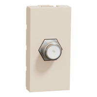 Розетка coaxial f-type, 1 модуль беж Schneider NU346844