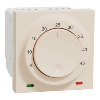 Термостат кімнатний, вбуд.датчик 8а беж. Schneider NU350144