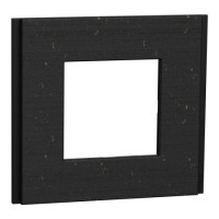 Рамка 1-пост deco material чорний папір Schneider NU600274