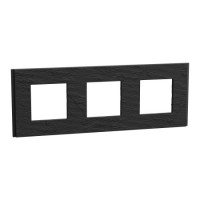 Рамка 3-пост deco material камінь Schneider NU600677