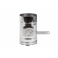 Регулятор тяги димохідний нерж. ø180мм