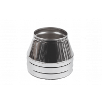 Конус димохідний нерж/оцинк ø100/160мм