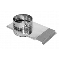 Шибер димохідний нерж. ø140мм