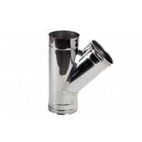 Трійник димохідний 45° нерж. ø150мм 1мм