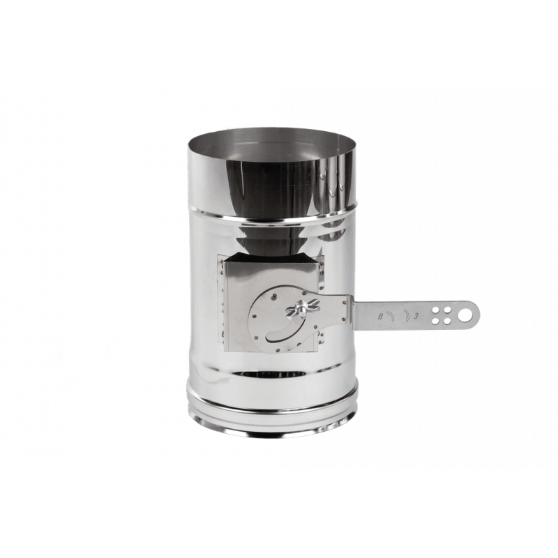 Регулятор тяги димохідний нерж ø220мм 08 мм