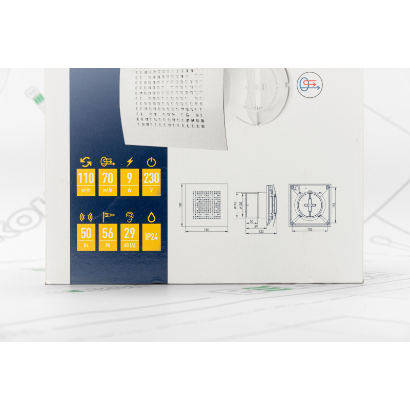 Вытяжной вентилятор Awenta Pulsar WPAB110ZT