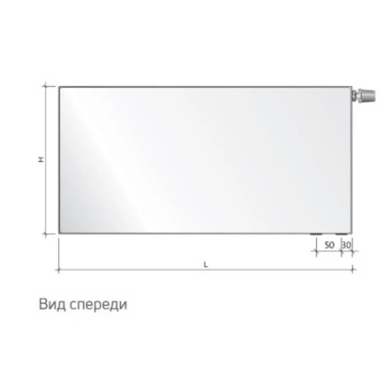 Стальной радиатор Purmo Plan Ventil Compact 22 тип 500х400 мм