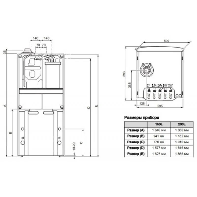 Котел газовый конденсационный Vaillant ecoCOMPACT VSC 306/4-5 150 0010015923