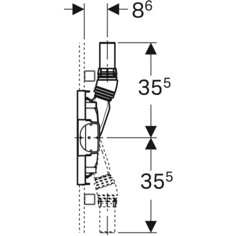 Монтажний элемент Geberit Duofix 111593001