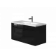 Тумба Ювента Prato черная Pr-85
