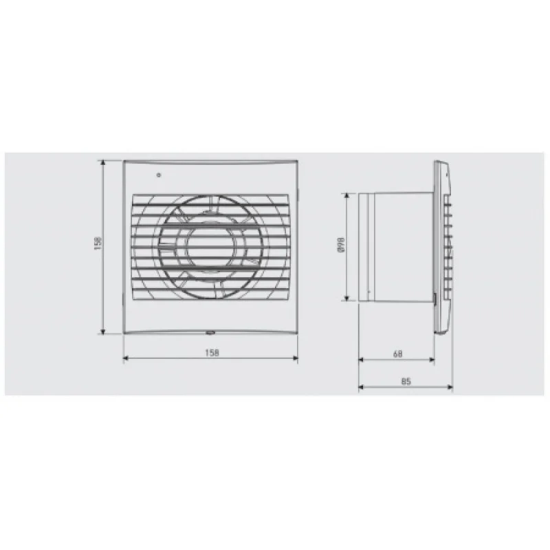 Вентилятор Soler&Palau DECOR-300 S 230V 50 5210201900