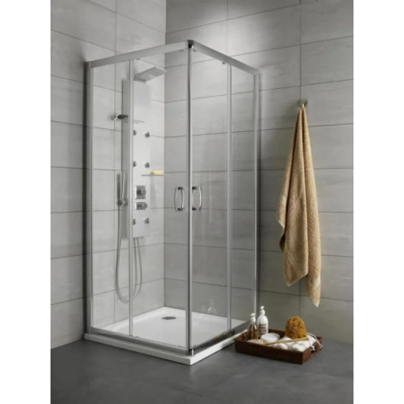 Душевая кабина Radaway c раздвижными дверями Premium Plus C 900x900x1900 30453-01-06N
