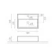 Раковина Bathco TURIN 500x350x120 мм 0017B