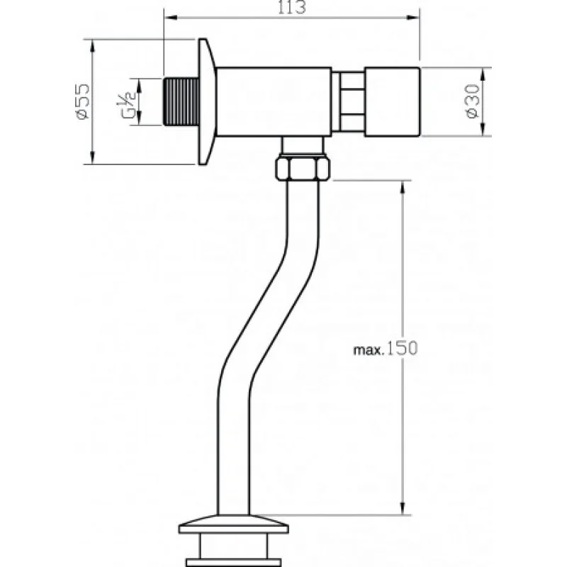 Кран для писуара VALVEX URIVEX 2452950