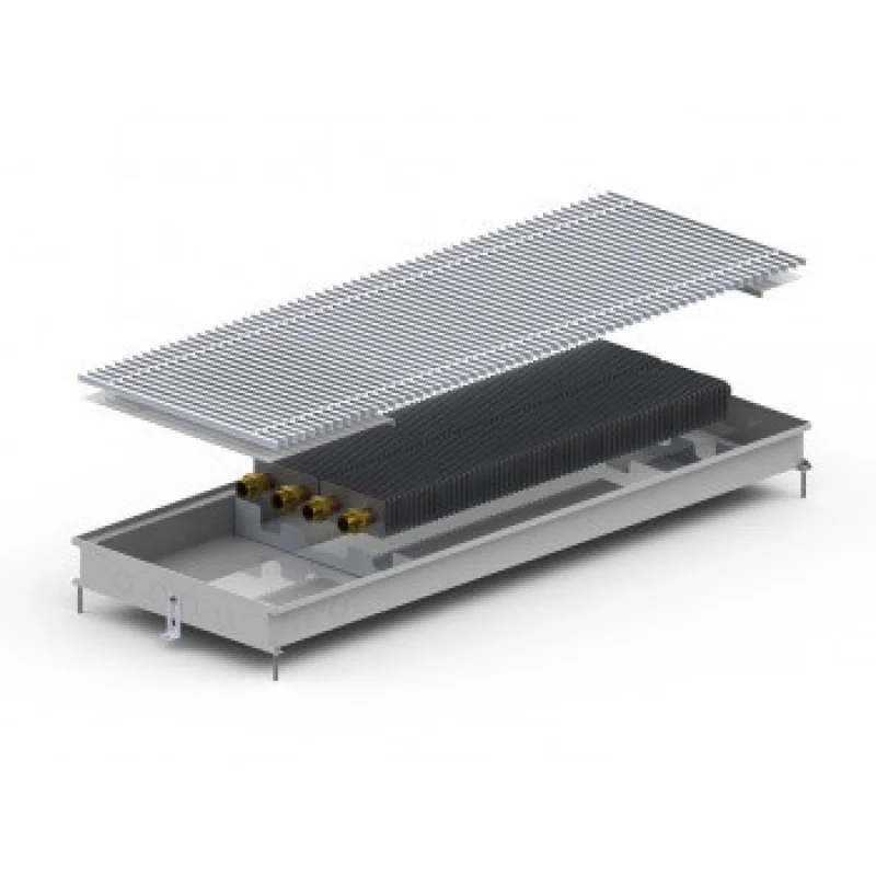 Внутрипольный конвектор CARRERA C2 (Inox) 380/1000/120