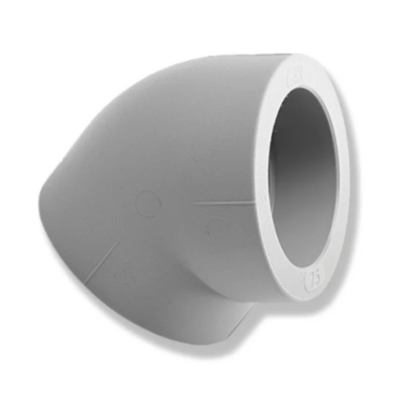 Колено Wavin Ekoplastik 125х45 SKO12545RCT