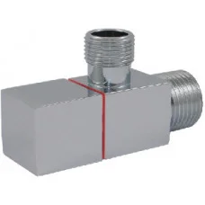 Кран сантехнический Schlosser Square угловой DN15 GZ 1/2" x 3/8" хром 606000053