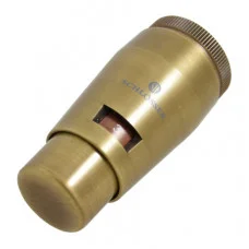 Термостатическая головка Schlosser MINI M30x15 античная латунь 601100038