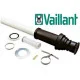 Комплект вертикального проходу через дах Vaillant 60/100 мм (чорний)(конденс)