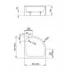 Душовий піддон RADAWAY Samos A 900х900х295 4S99300-03