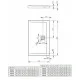 Душовий піддон RADAWAY Argos D 1200х800х55 4AD812-01
