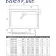 Душевой поддон RADAWAY Doros Plus D 1200х900х40 SDRPD1290-01
